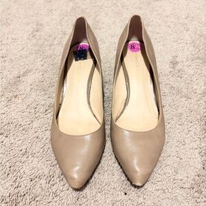 Franco Sarto Beige Wedges